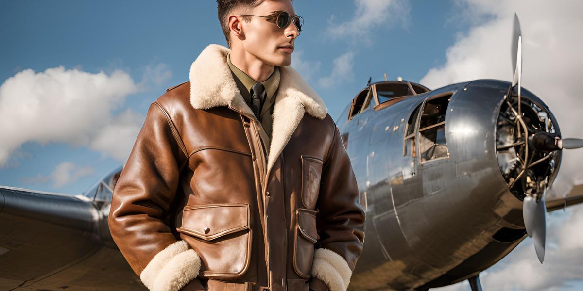 Chamarra de borrega del ejercito aereo